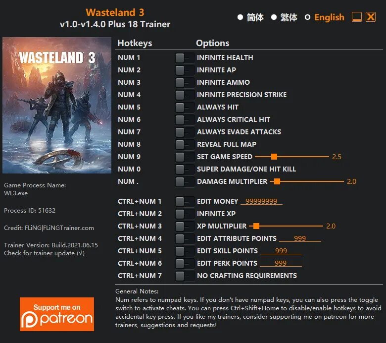 Как открыть чит в игре. Wasteland 3 системные требования. трейнер. трейнер fling. трейнер читы.