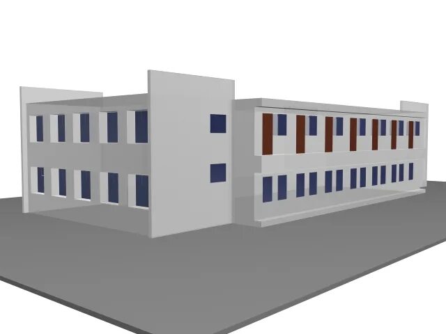 Модель здания школы. 3d модель школы 1409. 3д модель здания школы. школа здание 3д.