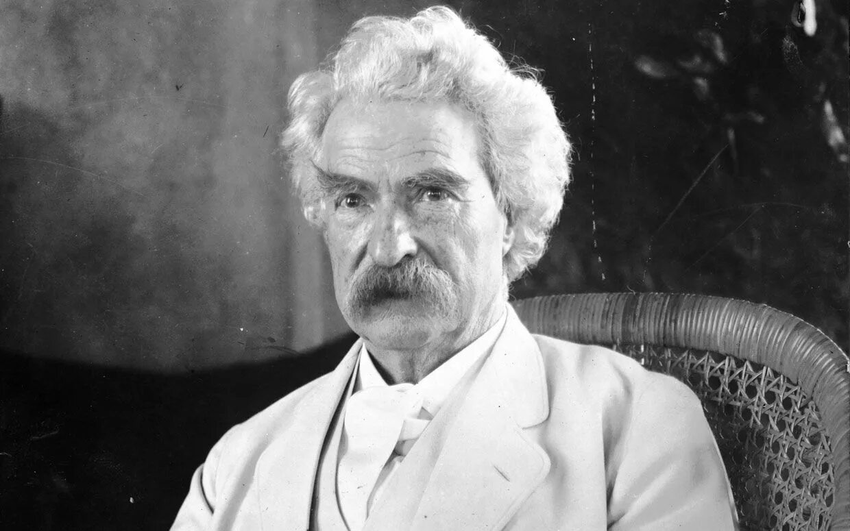 I mark twain. I mark twain