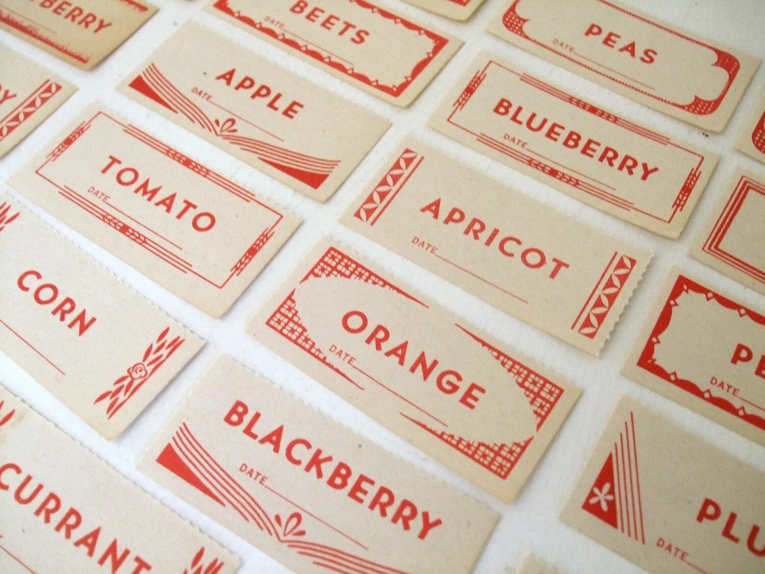 Paper label. Paper label