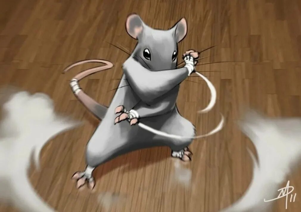 Крик крысы. Злая мышка. Боевая мышь. Крутая крыса.