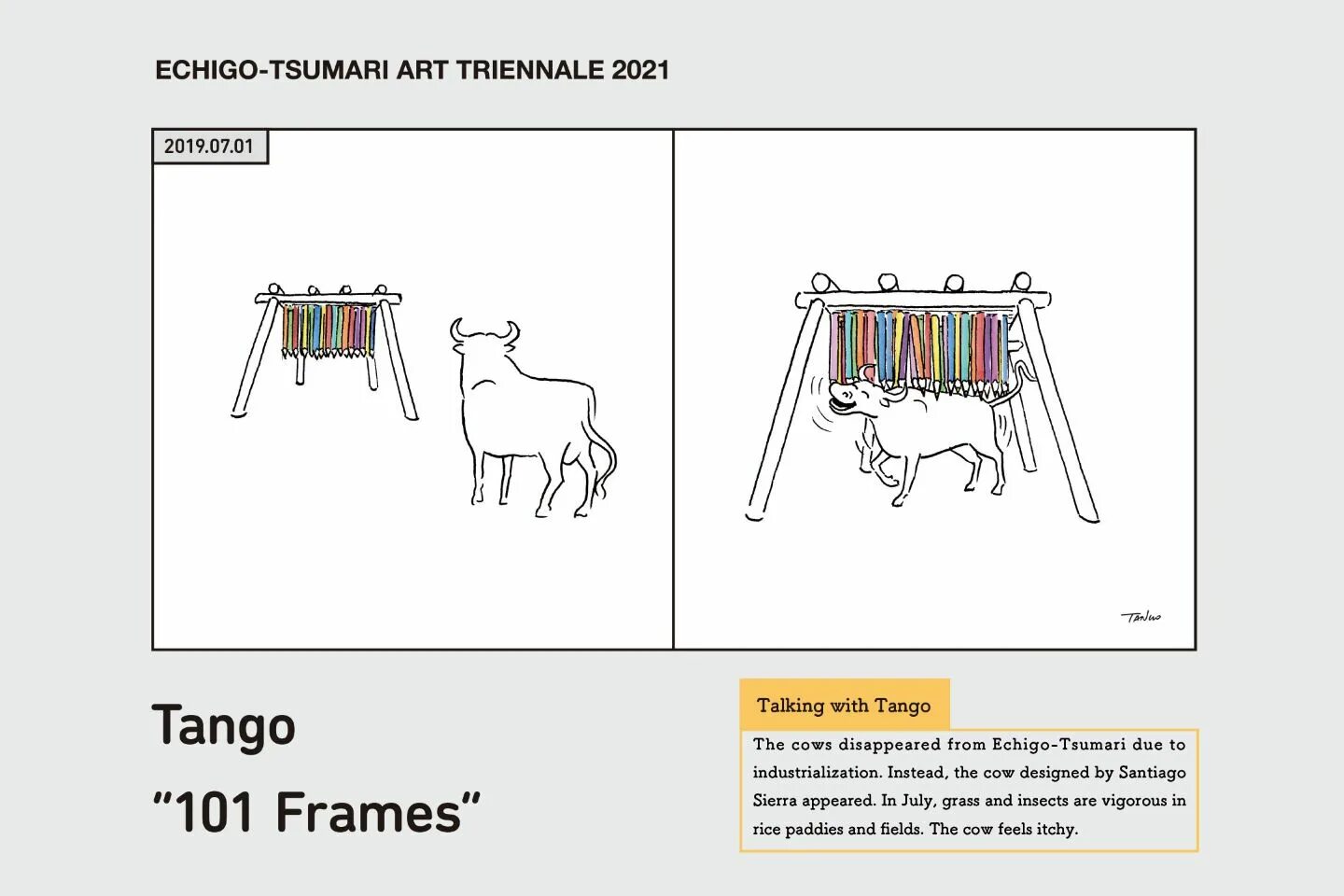 Echigo-Tsumari Art Triennial in Japan. Echigo trials by druggist siblings