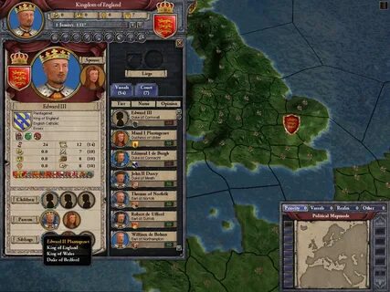 Как сделать вассала crusader