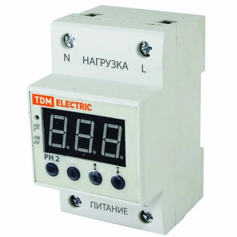 Реле контроля напряжения 1. Реле напряжения tdm ph 1-220в, шт. реле напряжения 220в двухмодульный. реле напряжения pb-1. реле напряжения 220в 63а chint.