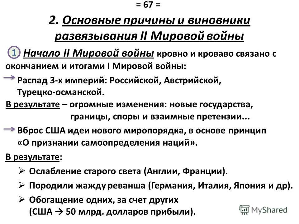 Развязывание второй мировой