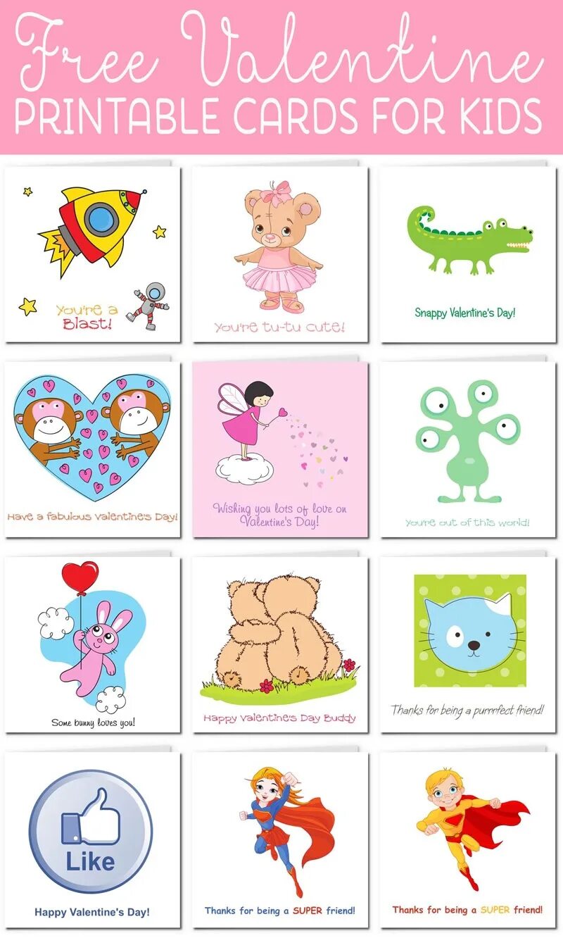 Printable cards. Valentine's Day Cards for Kids. Valentines Cards Printable. St Valentine's Day Cards for Kids. Valentine Cards for Kids Printable.