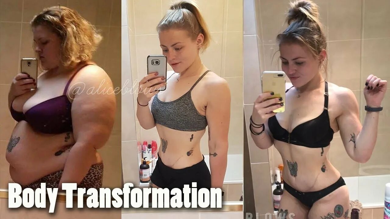 Body transformation girl