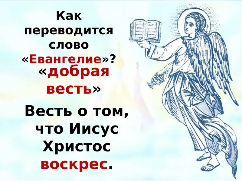 Читать текст евангелия