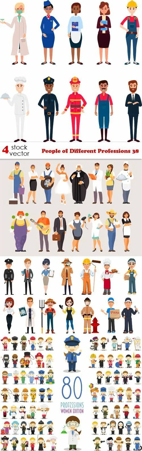 Different professions