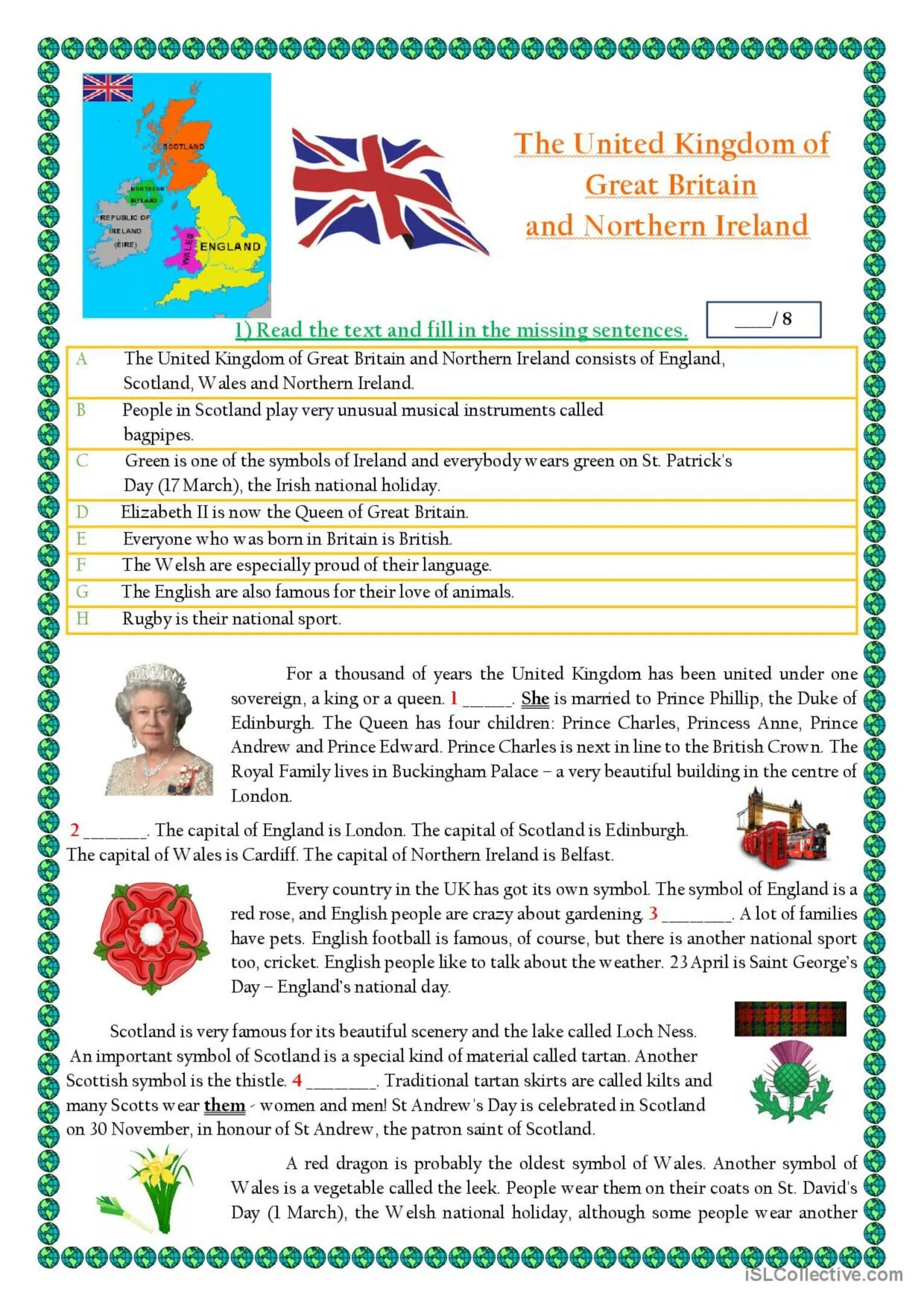 Great britain text for reading. Worksheet англия. Great britain text for reading. Задания по английскому языку 6 класс the united kingdom of great britain. Великобритания worksheets.