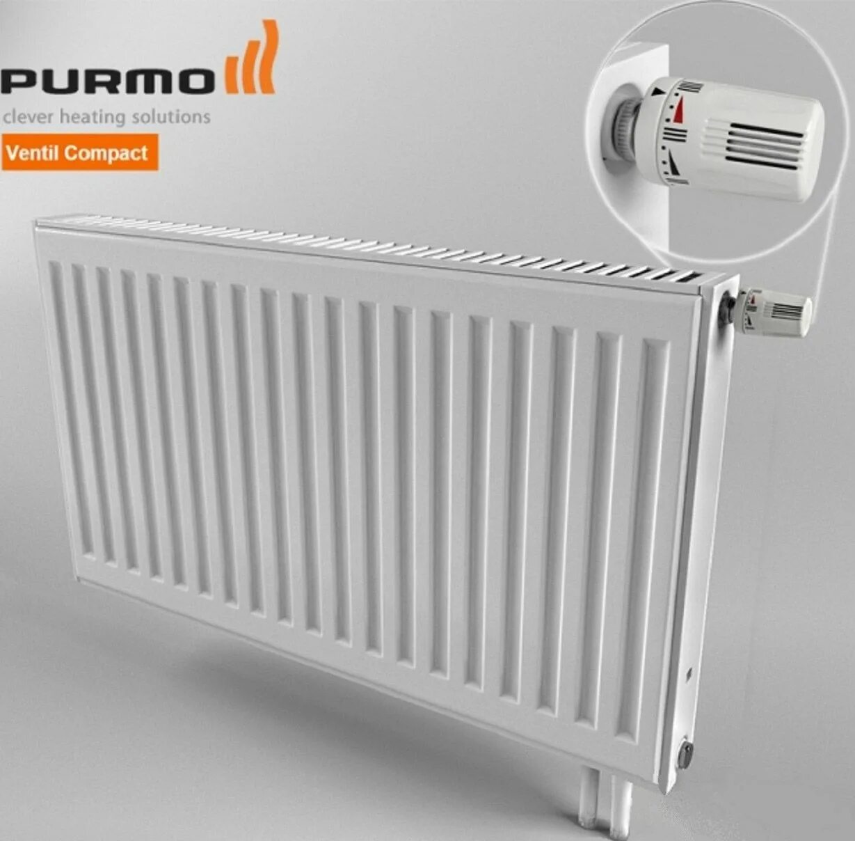 Радиатор отопления Purmo Plan Ventil Compact M PCVM33 300 x600 - купить по низко
