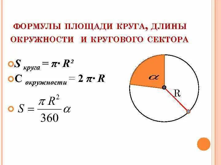 Тема окружность формулы. Формула нахождения площади круга. Формулы окружности 6 класс. Формула нахождения площади круга 6 класс. Формулы окружности и площади круга 6 класс.