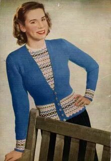 Vintage knitting
