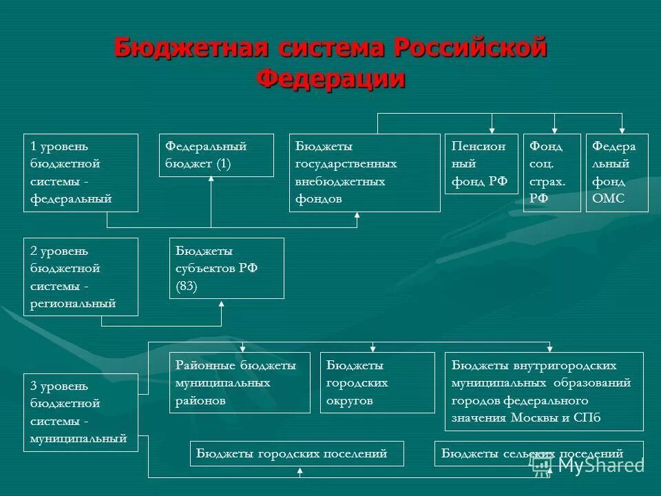 Органы управления бюджетного фонда