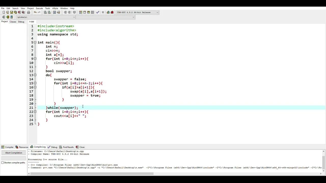 Sort c++. Алгоритм Bubble sort c++. Пузырьковый метод сортировки c++. Сортировка пузырьком c++.