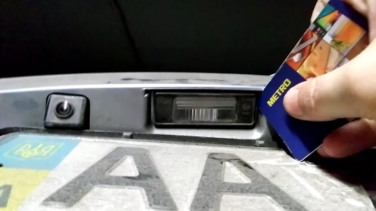 Подсветка номера - Chevrolet Niva, 1,7 л, 2004 года аксессуары DRIVE2