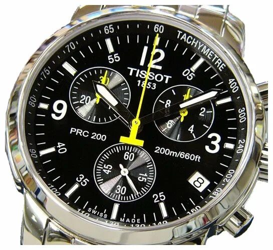 часы с желтой стрелкой. наручные часы с увеличительным стеклом. Tissot prc 200 t sport chrono. Seiko 5 yellow. 1.