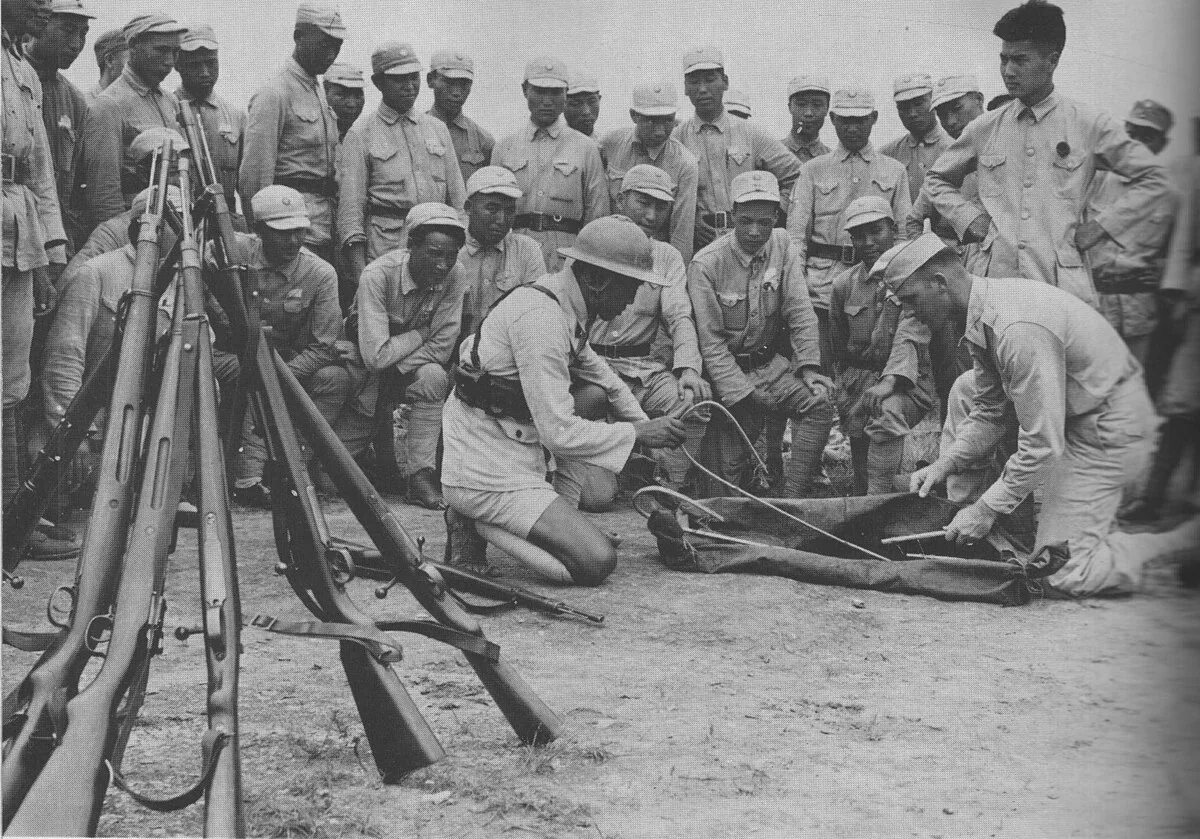 Китай 1944. Китайские пулемётчики. Операция «ити-го». Китай 1944. Китай 1944.