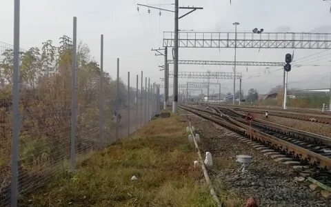 Вдоль железнодорожных путей