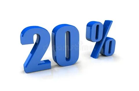 20 процентов находятся