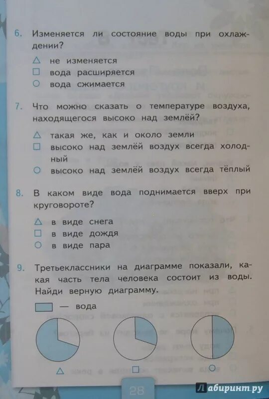 Тест по окружающему миру экономика и экология