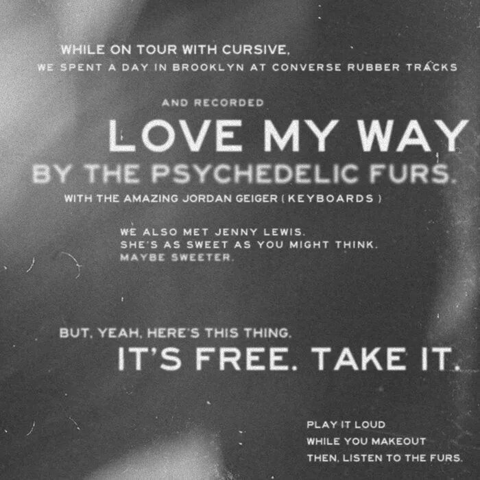 Think about the way mp3. The psychedelic furs - love my way. love my way перевод the psychedelic. my way album. love my way the psychedelic ноты.