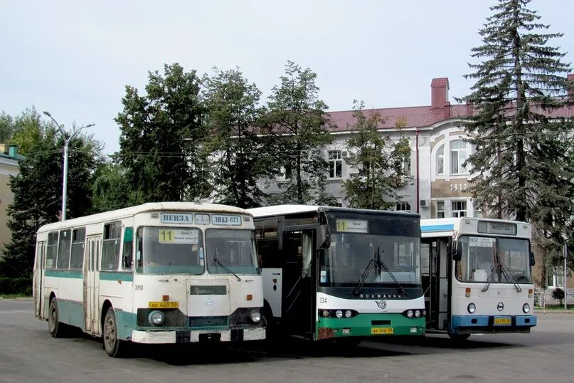 Какие в пензе были автобусы