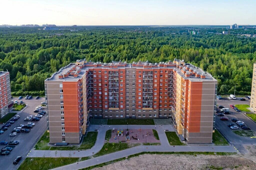 Ход строительства ЖК Новое Колпино в Санкт-Петербурге Pronovostroy