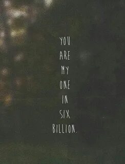 You are my the one