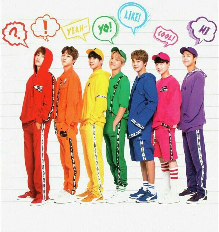 Любимые цвета бтс. Bt21 bts. цвет бтс. bt21 тэхена. бтс в радужной одежде.