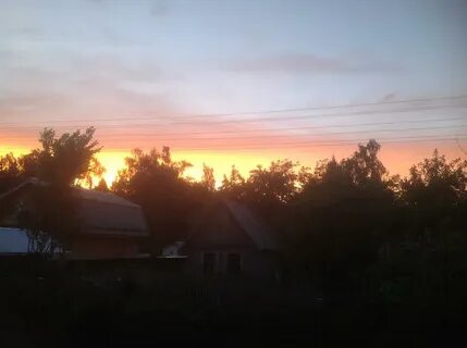 Дача закат