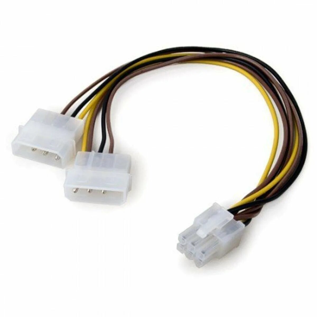 Переходник 2xmolex(m) - PCI-E 6pin(f). 6 Pin Power. Переходник 6 Pin на 4 Pin. VGA Power 6pin. Без дополнительного питания