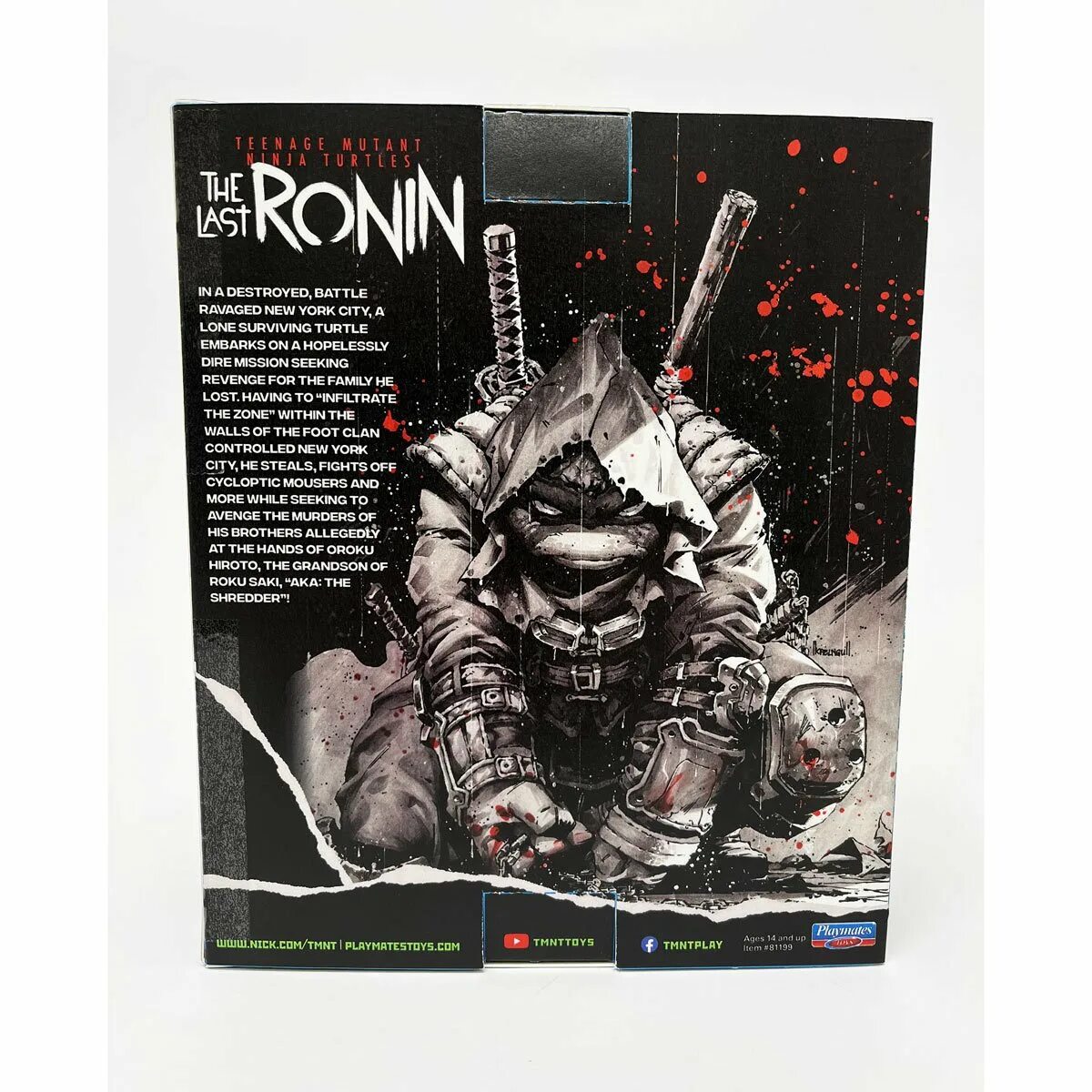 TMNT Ronin. The last Ronin Черепашки ниндзя. Комикс teenage Mutant Ninja Turtles: the last Ronin. The last Ronin TMNT фигурка.