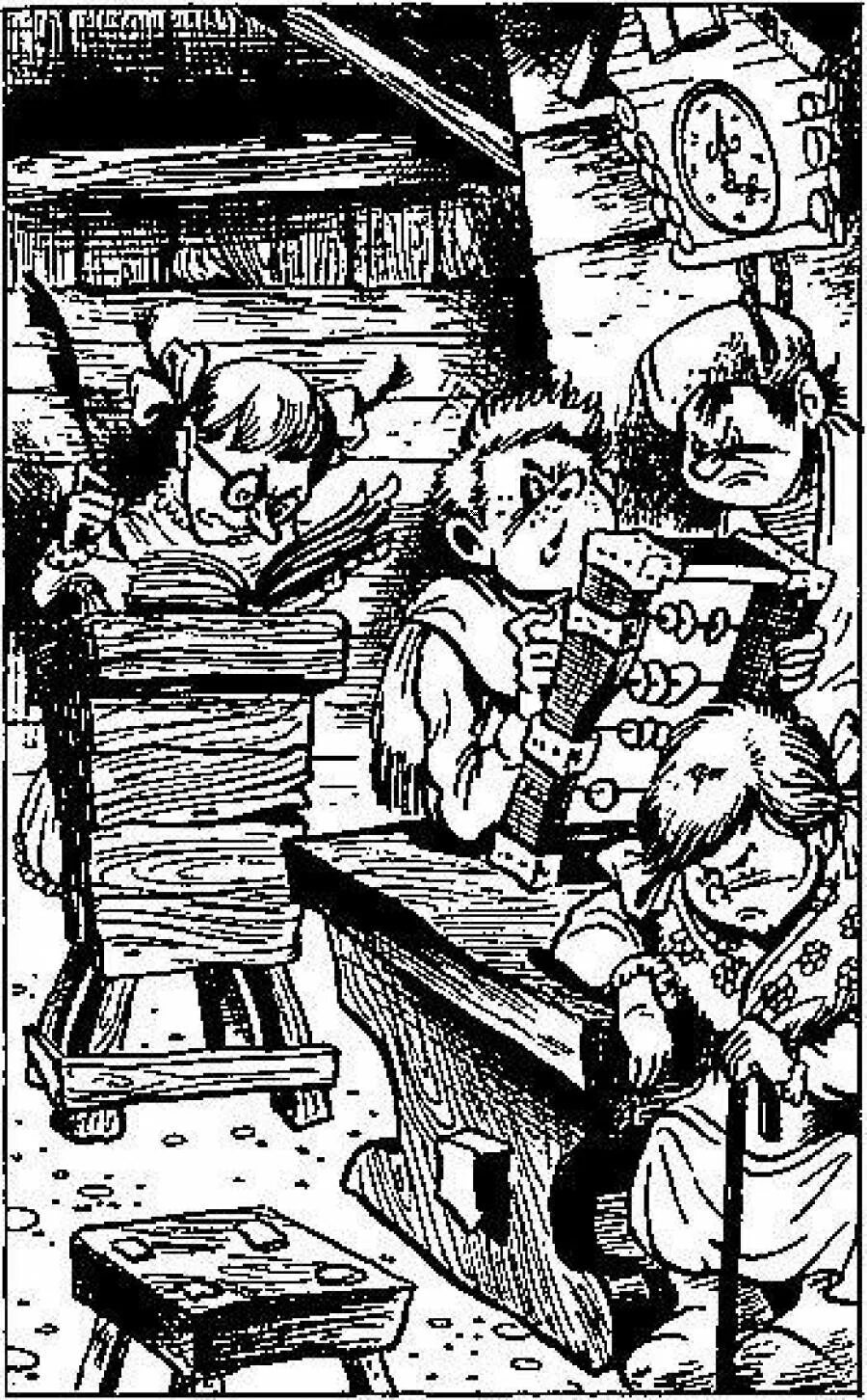 Потерянное о читать полностью. Шварц сказка о потерянном времени раскраска. сказка о потерянном времени раскраска. иллюстрация к сказке о потерянном времени. раскраска к сказке потерянное время.