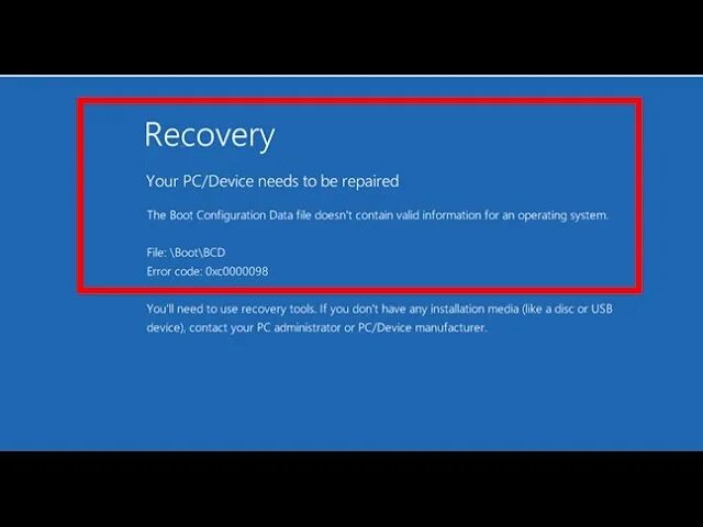 Your device needs