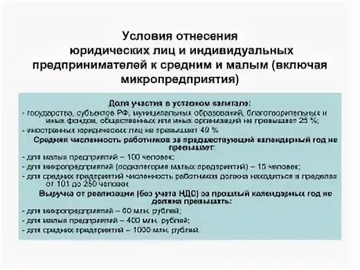 Микропредприятие критерии 2023