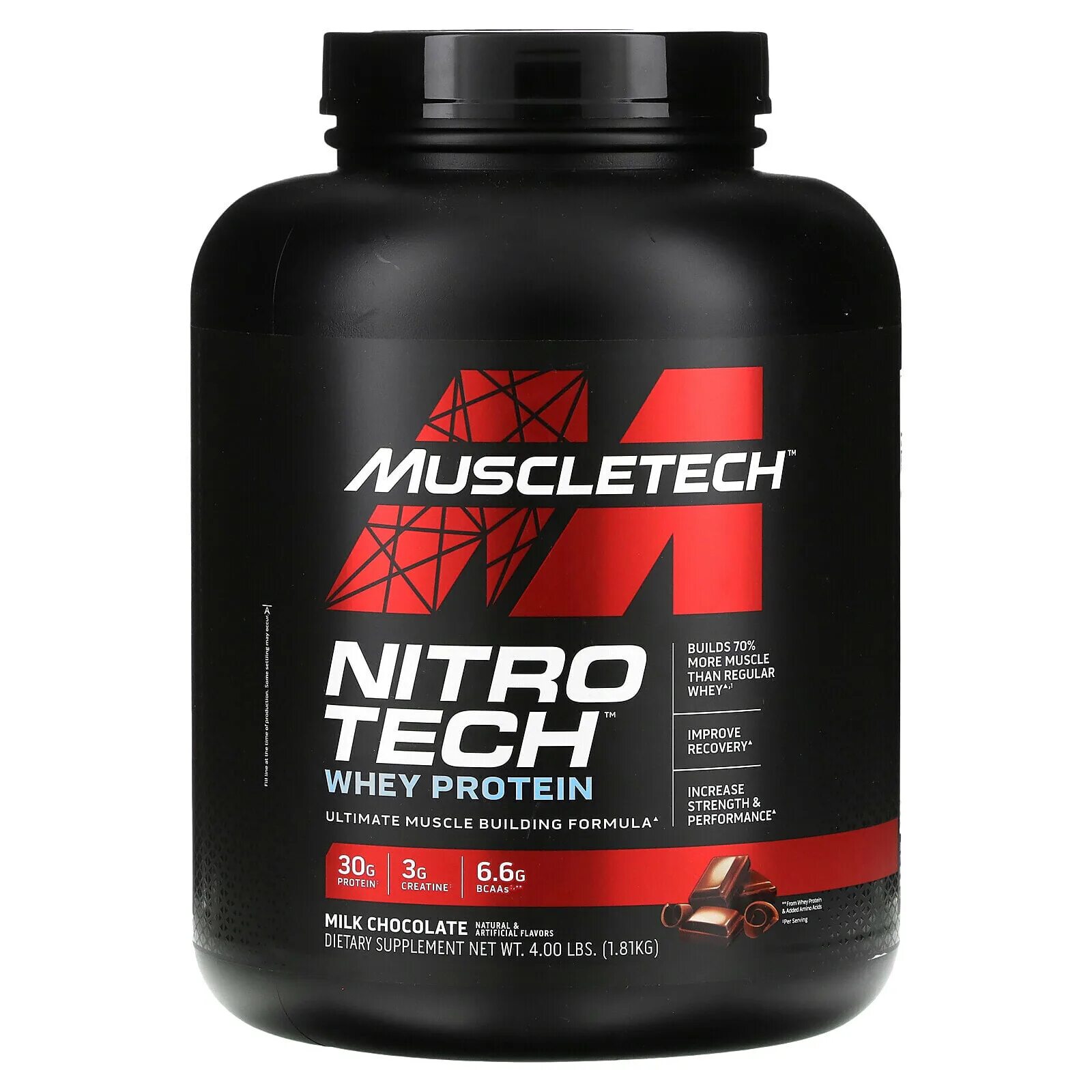 Постный протеин. MUSCLETECH Nitro Tech Whey Gold 2.2. Nitro Tech Whey 4.5 kg. Nitrotech, Whey Peptides, Milk Chocolate, 4 lbs (1.81 kg). Nitro Tech Whey isolate.