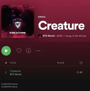 Bts songs spotify
