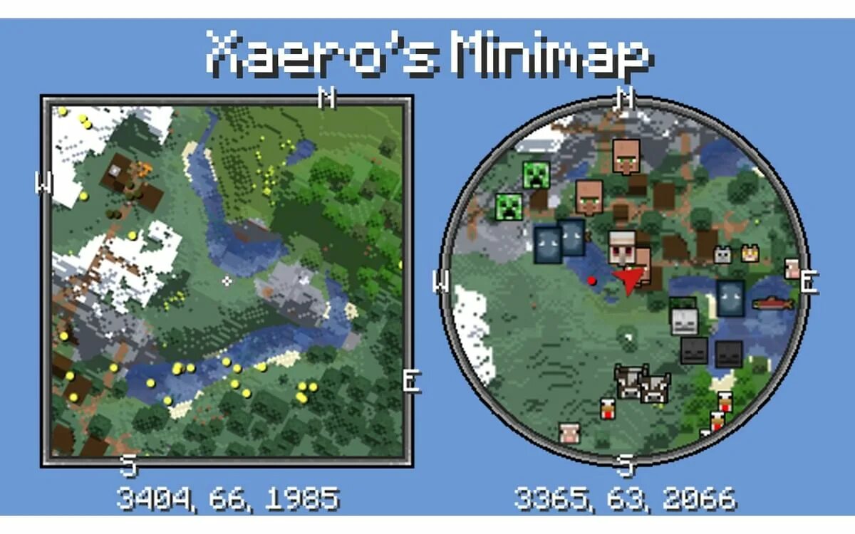 Карта миникарта. Мод на мини карту. Моды на миникарту в МАЙНКРАФТЕ. Мод Xaeros Minimap. Xaeros Minimap 1.12.2.