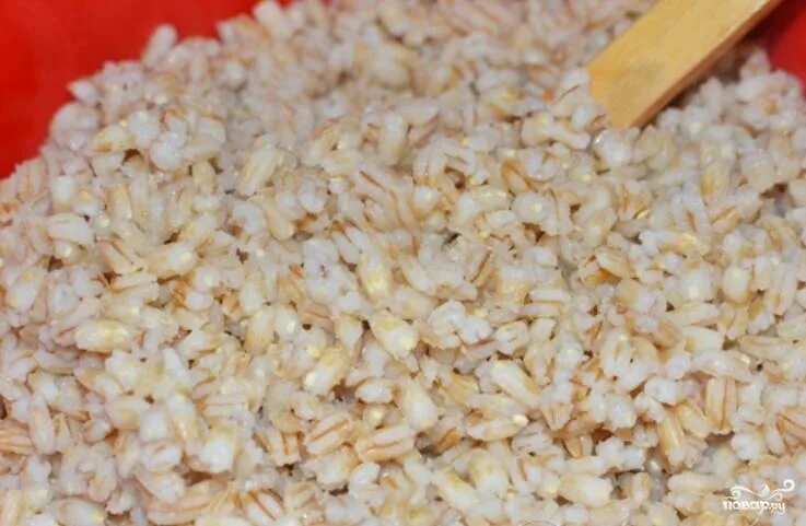 Крупе пшеничной перловой крупе