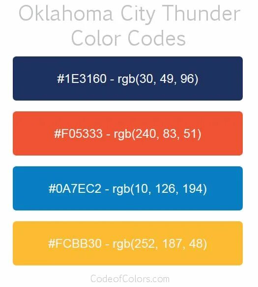 Color ok. Thunder цвет. Оранжевый RGB код. RGB Orange Color code. RGB 30 секунд.