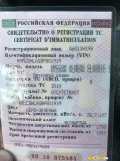 Вин ниссан альмера