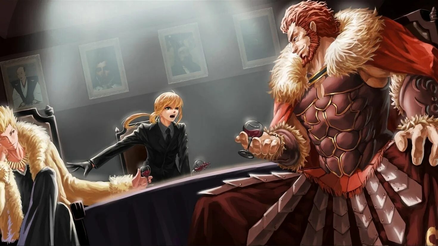 A golden fate that transcends time. Fate Zero Гильгамеш и Сейбер. Судьба Гильгамеш и Сейбер. Fate Zero Арчер.