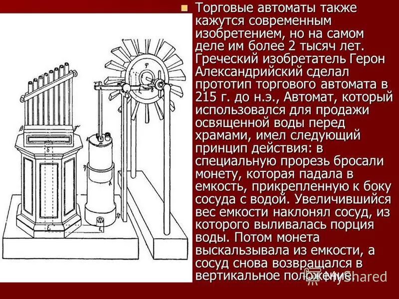 Герон александрийский изобретения