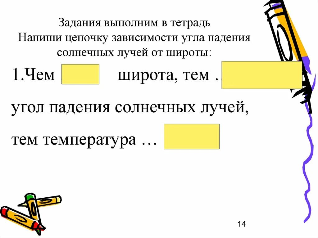 В зависимости от угла падения солнечных лучей. Цепочка зависимости угла падения солнечных лучей от широты. Угол падения солнечных лучей это картина. Задачи на нахождение широты по углу падения солнечных лучей. Решение задач на угол падения Солнечный лучей.