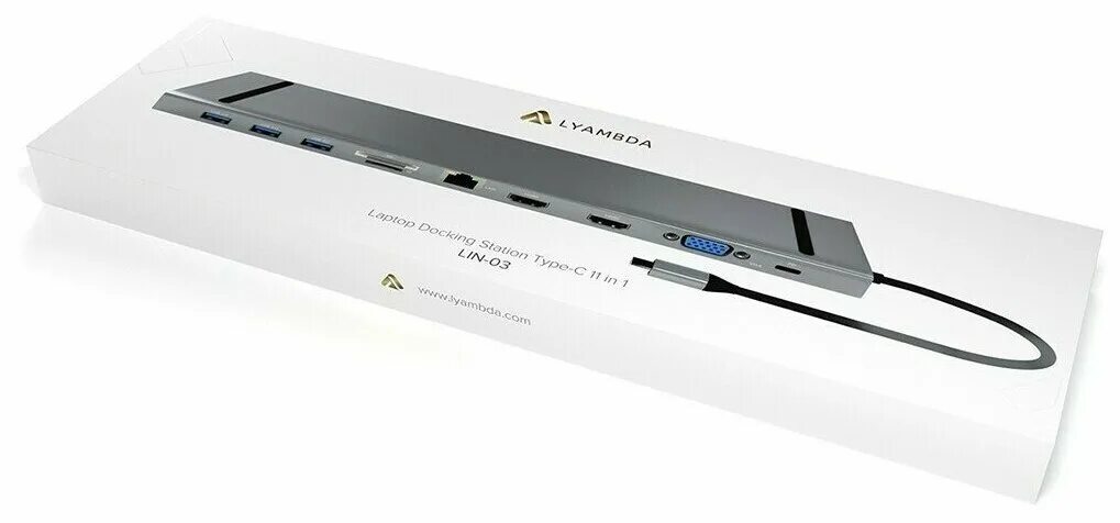Lyambda llt161m01vxmr sg. Док-станция type-c usb 3.0hdmi lyambda aluminum lin-02 gray. док станция type-c.