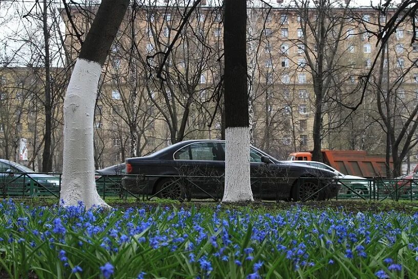 Весенняя улица. Улица весной.