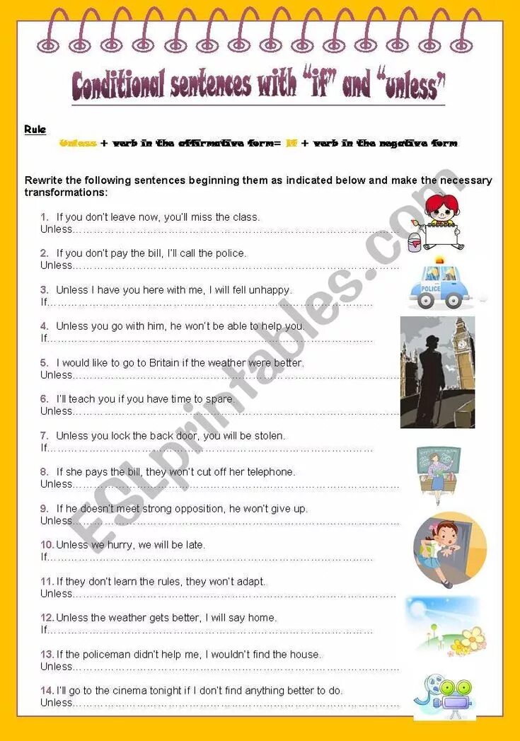 As if упражнения. Conditionals упражнения. conditionals unless упражнения. предложения с unless упражнения. предложения с unless в английском.