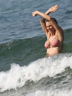 Michelle Hunziker in a Bikini.