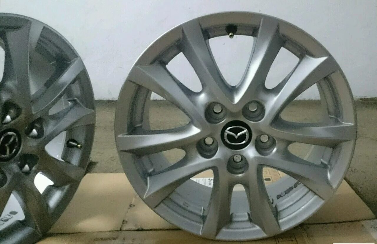 Оригинальные диски Mazda 3 18" - Mazda 3 (3G) BM, 1,5 л, 2015 года колёсные диск